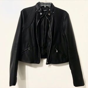 Bebe Leather moto jacket